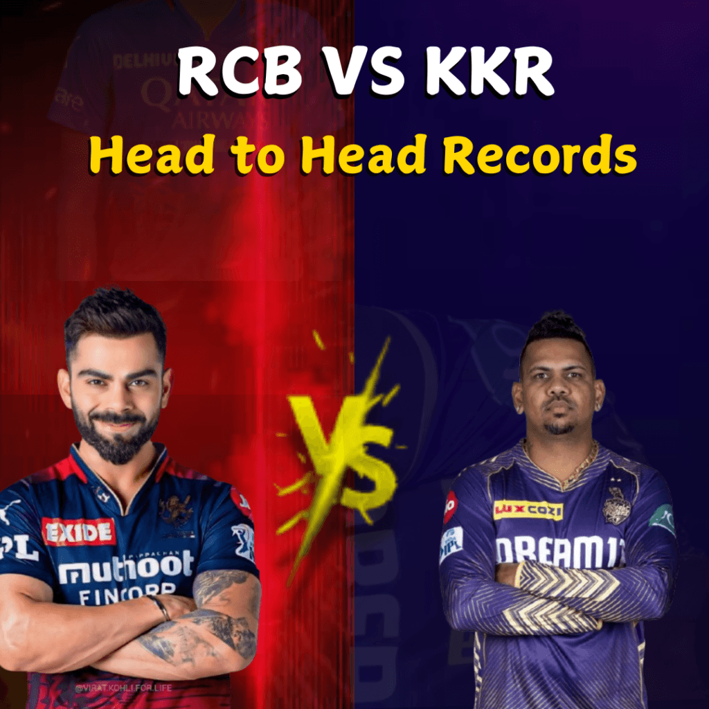 RCB vs KKR head to head