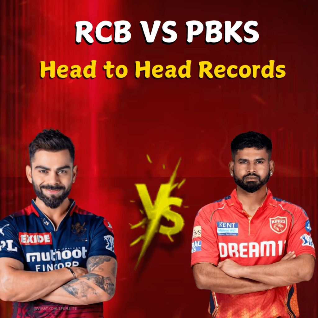 PBKS vs RCB head to head