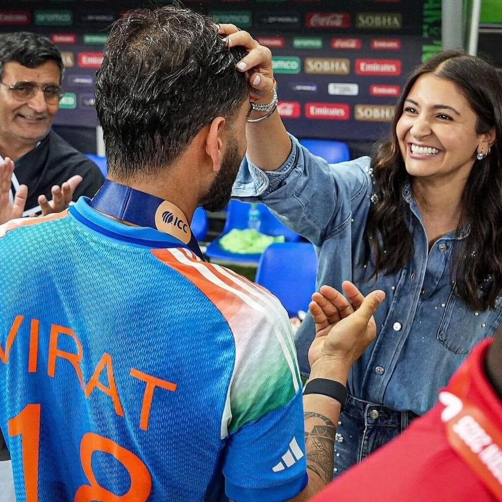 India lift 3rd Champions Trophy Title with Victory Celebrations virat kohli and anushka sharma