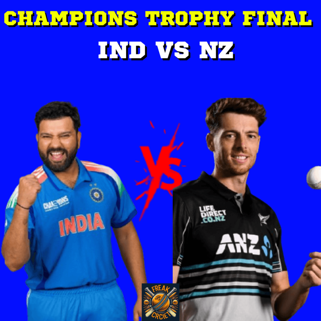 India vs New Zealand Champions Trophy Final: Who will win? India vs New Zealand champions trophy final