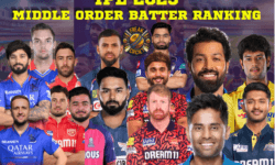 ipl 2025 middle order batter ranking