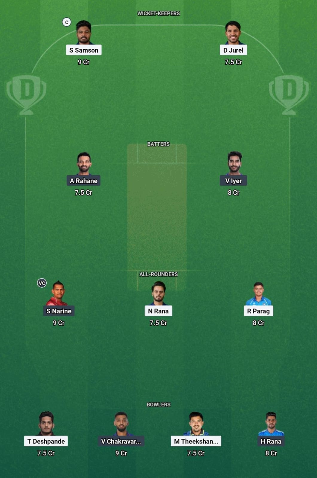 RR vs KKR Dream11 Prediction, Fantasy Cricket Tips & Top picks rr vs kkr dream11 prediction