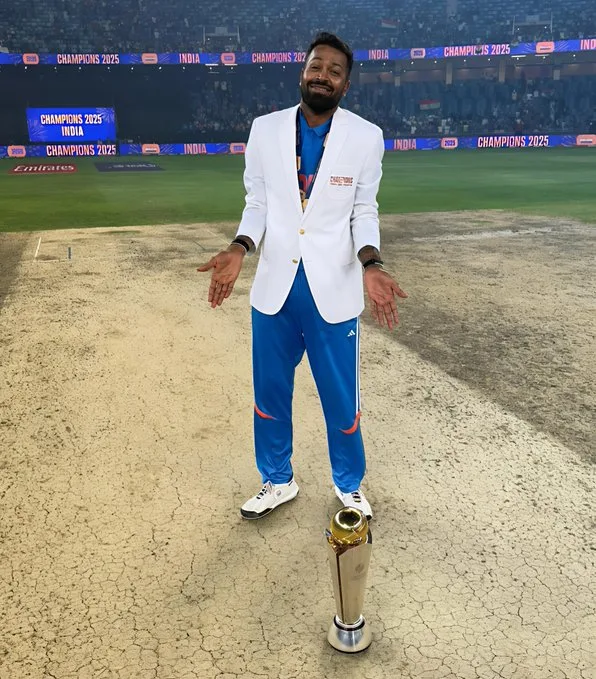 India lift 3rd Champions Trophy Title with Victory Celebrations Hardik Pandya