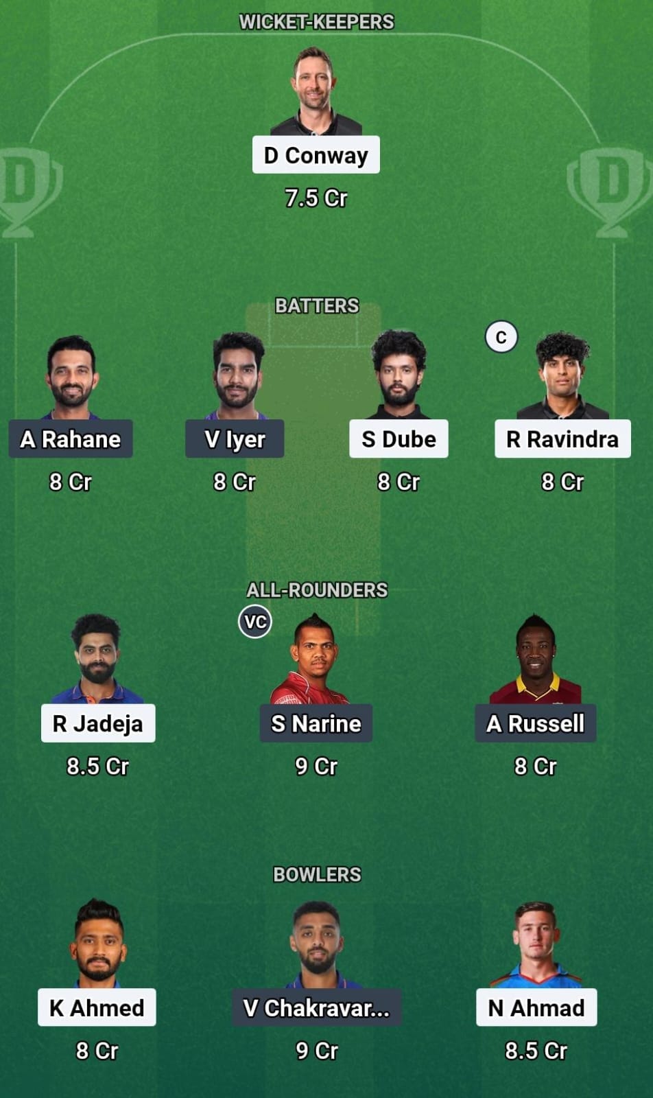CSK vs KKR Dream11 Prediction, Match 25, Fantasy Team Today CSK vs KKR Dream11 Prediction