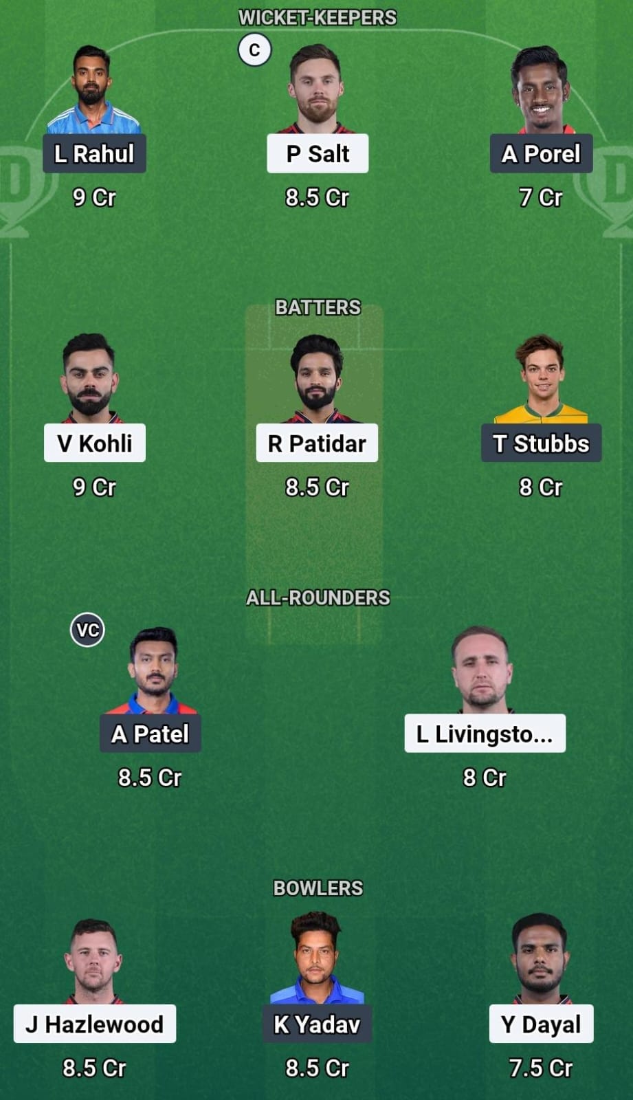 RCB vs DC Dream11 Prediction: Fantasy Tips, Top Picks & Playing 11 rcb vs dc dream11 prediction